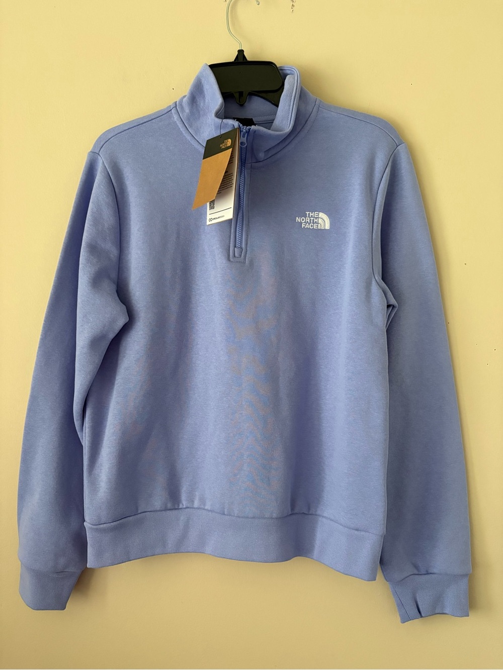 The North Face Lavender Quarter-Zip Fleece Pullover Sz. S New